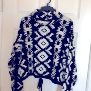 Cozy printed sweater